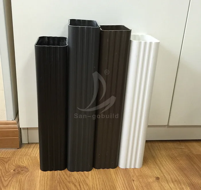 Roof Rainwater PVC Gutters and Downspouts Manufacturer Sell for Heavy Rain Central America