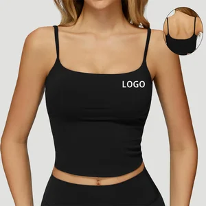 High Quality Breathable Lightweight Seamless V Neck Gym Vest Fitness Crop Tops Workout Slim Fit Women Tank Tops Sport Bra