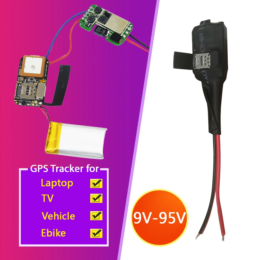 Laptop Smart GPS Tracker Mini Location GPS Tracker for TV Laptop Anti Theft Coin Size Micro Laptop GPS Tracker TV01