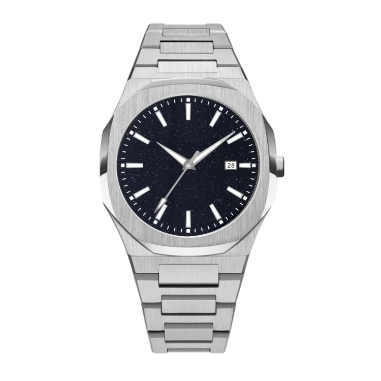 Koshi Watch Factory Custom Your Logo Stainless Steel Bracelet Band Unique Elegant Wrist Watch for Men