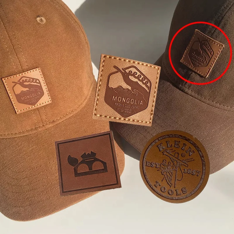 Handmade Genuine Leather Label Patch 