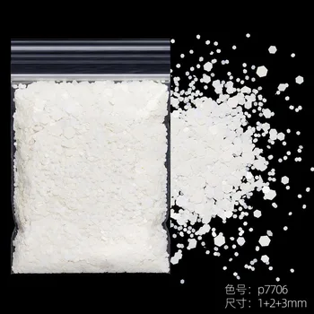 wholesale bulk 1kg mix chunky black white Glitter Powder for Nail Art crafts decoration