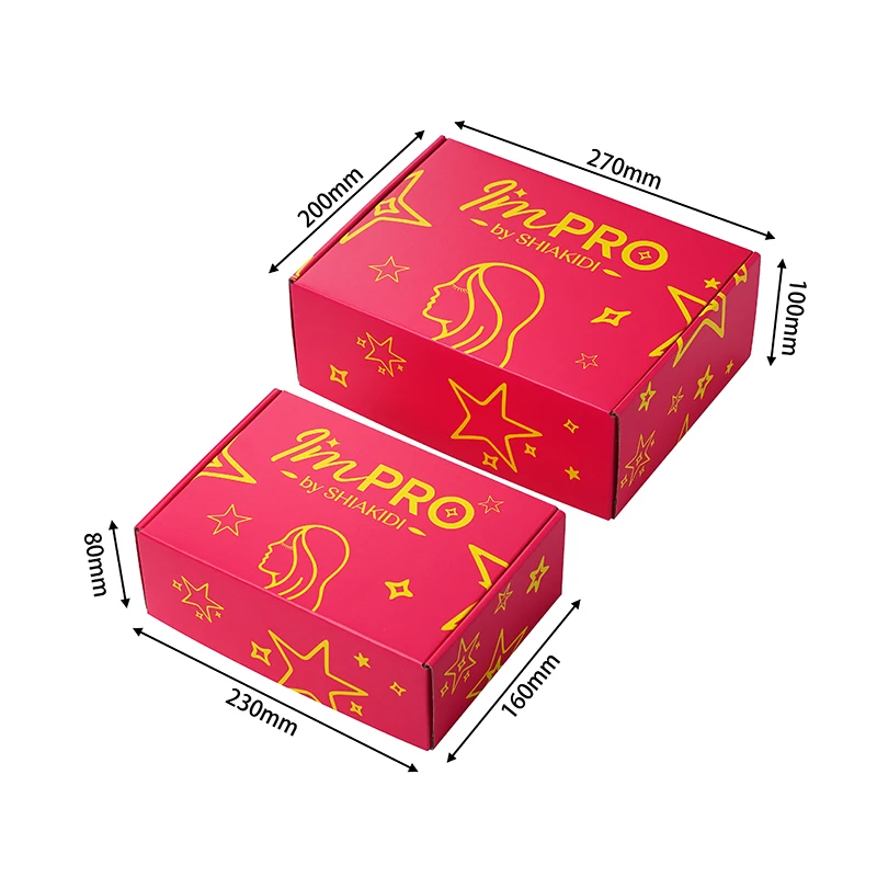 Handmade Mailer Box Custom Logo Print Shipping Airplane Kraft Corrugated Foldable Packaging Gift Carton Box for Clothing Shoes