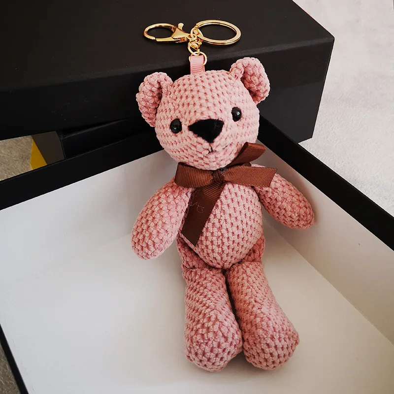 20cm Teddy Bear Stuffed Keychain Plush Toys Plush Key Chains Pendant