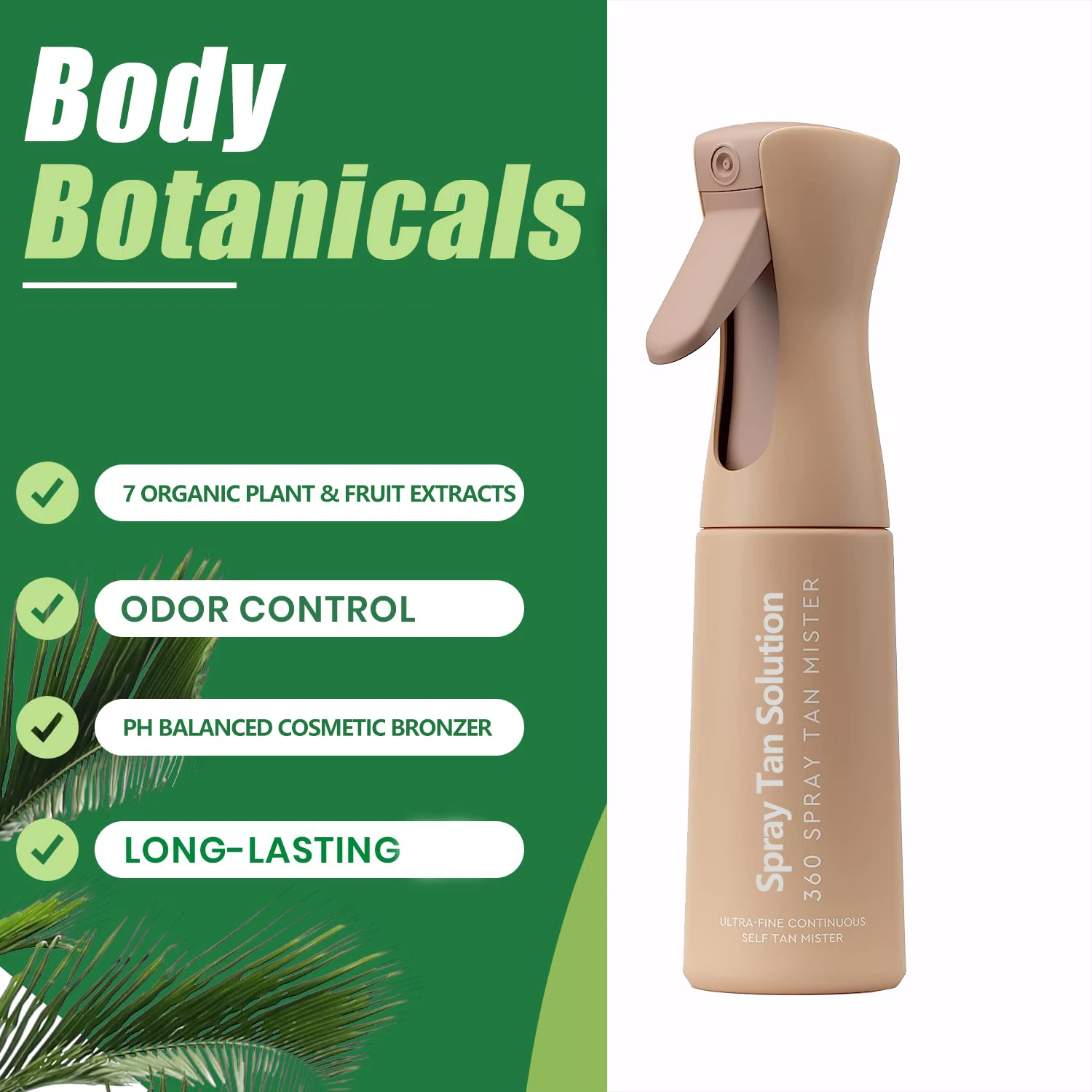 Vegan Ultra Fine 360 Spray Tan Solution Ultra Long Lasting Self