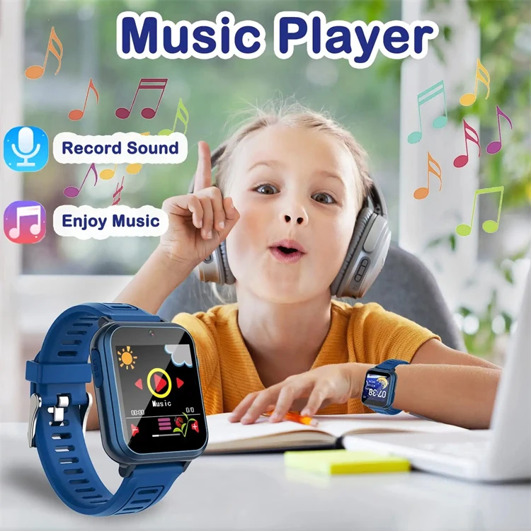 Kids Smart Watch with 16 Games Health Tracker for Boys