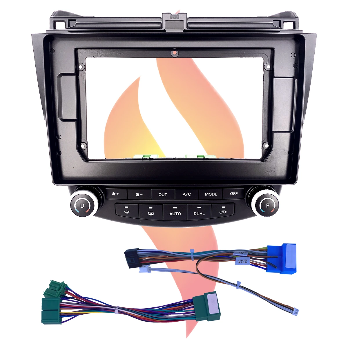 Good Price 10.1 Inch Android Radio Frame Car GPS Dvd Player Fascia Frame Kit for Honda 2004-2007 Accord