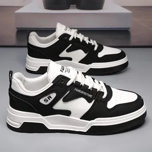 New Arrival Casual Men's Running Shoes Wholesale Fashion Boys Plain White Sneakers Customized Original Outdoor Male Sports Shoes