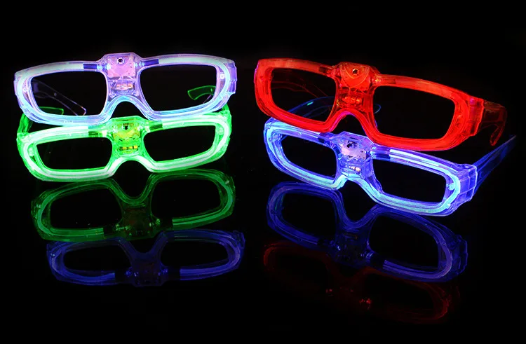 NINER9 Concert Event Night Run Atmosphere Cheer Prop Glowing PVC Portable Square Glasses preview 3