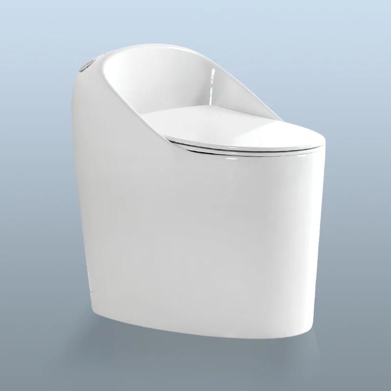 Modern Design Bathroom Porcelain One Piece Sanitary Ware Ceramic Egg Toilet Bowl Floor Standing WC