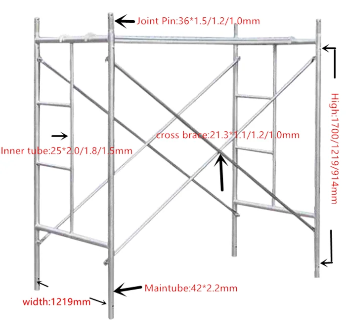 Types of Scaffolding System Yellow Mobile Safety High Scaffold Small Scaffolding