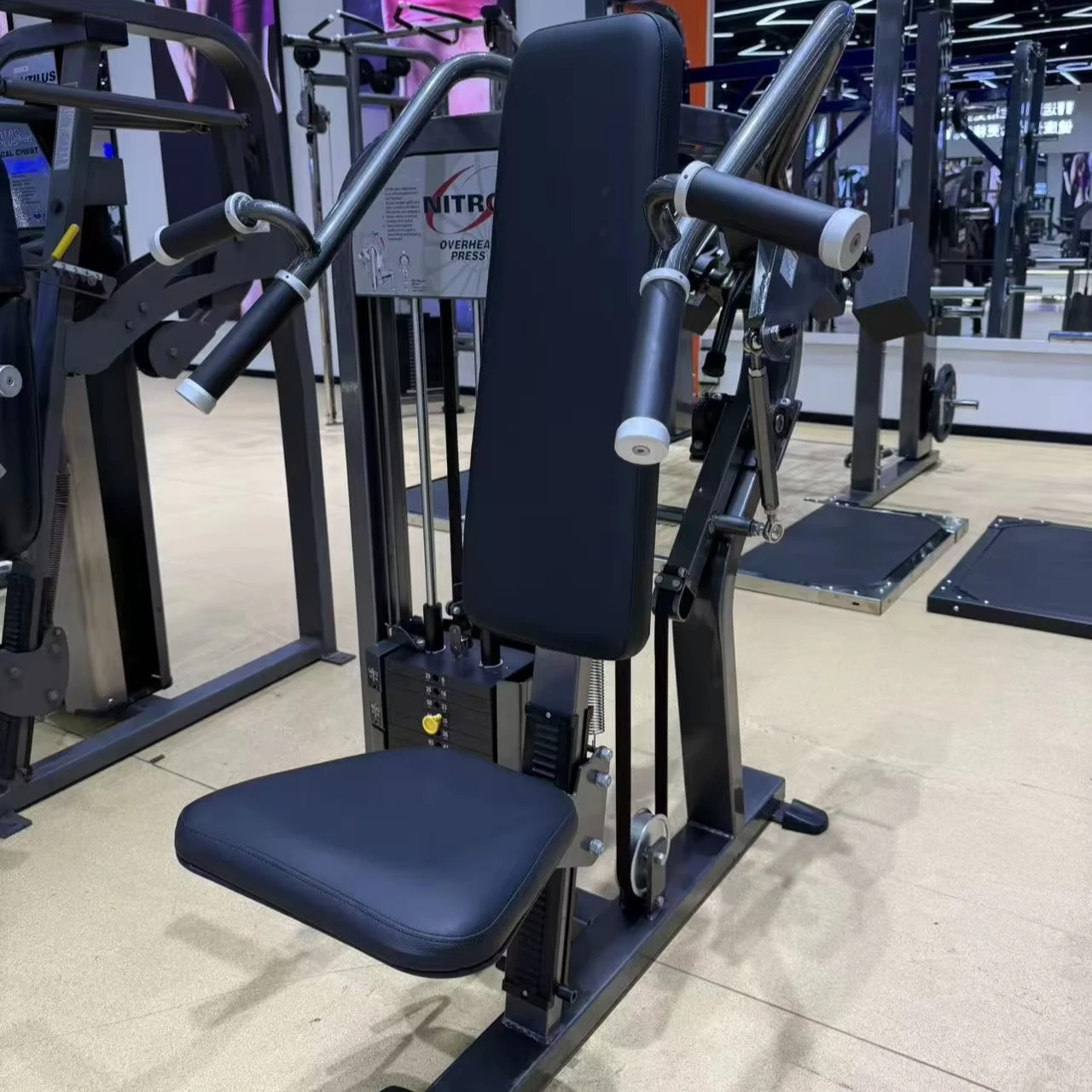Mpks Steel  Fitness Equipment CXN005 Overhead Press Machine with Safety Features for Shoulder Fitness &Workout