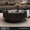 Black Cabinet tempered Bulgari80Round[Double drawer]