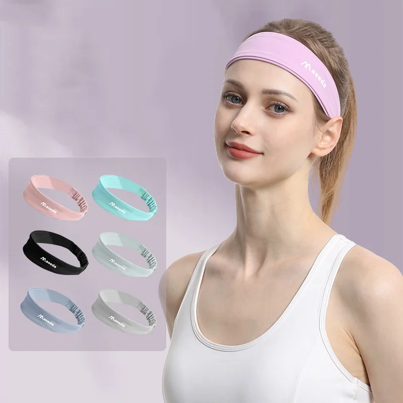 High Quality Professional Adjustable Running Sweat Hair Bands Dancing Running Sports Fitness Headband
