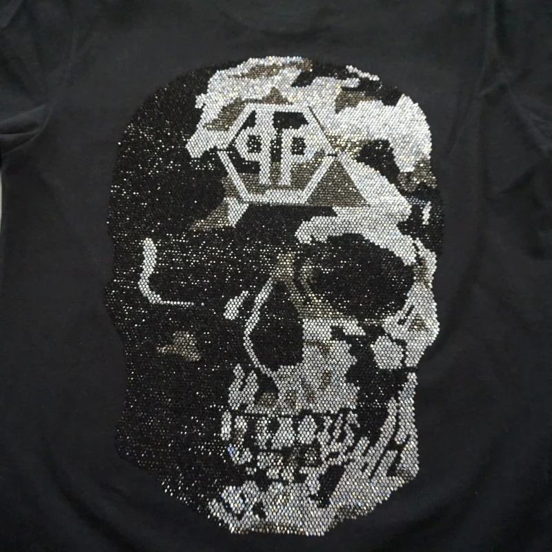 Free sample t-shirt sticker heat transfer lovely cheer ready design strass rhinestone transfer
