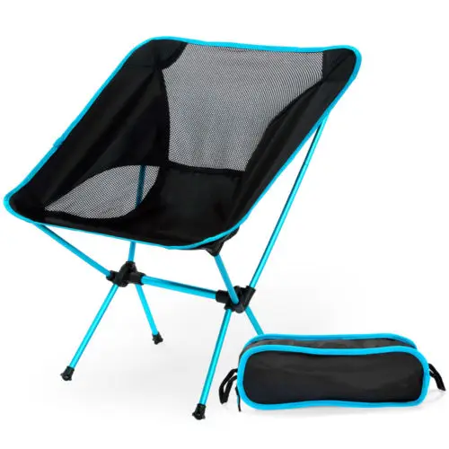 Oxford Quick Open Fishing Camping Folding Moon Chair, Mini Folding Camping Chair For Fishing