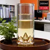 Tasse Mountain-View, modèle haut 300ml, transparente sans couvercle, double paroi.