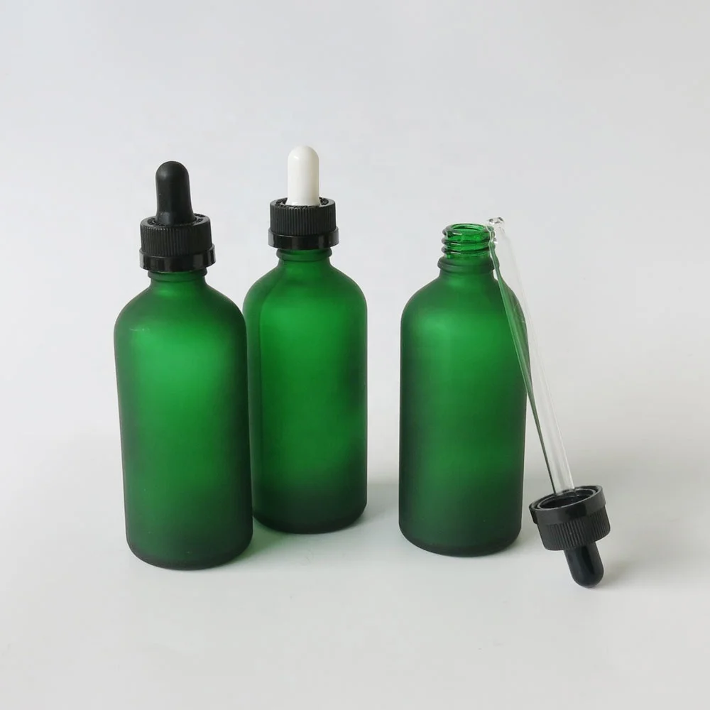 Download Hot Sale 100ml 100cc Frosted Green Glass Bottle With White Black Plastic Dropper Bottle For Essential Oil E Liquid Container Buy 100ml Essential Oil Bottle 100ml Glass Dropper Bottle Green Glass Dropper Bottle