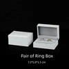 White Pair of Ring Box