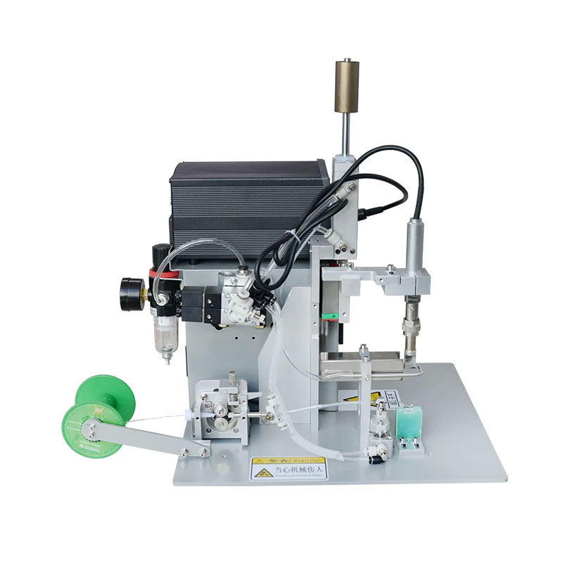 USB Data Cable Making Equipment Small Semi-Automatic Soldering Machine with Connectors for Micro Lightning Type C DB9 D-SUB