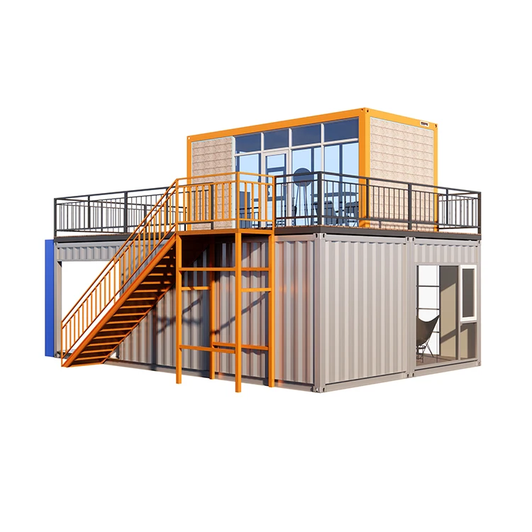 Design Import Prefab Modern Luxury Shipping Container House Villa 40ft 2 Bedroom Prefabricated Home With Floor Plan From China