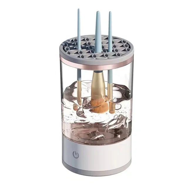 Easy-to-Use Automatic Electric Makeup Brush Cleaner Dryer for Home for Silicone Cosmetics Brushes and Makeup Sponge