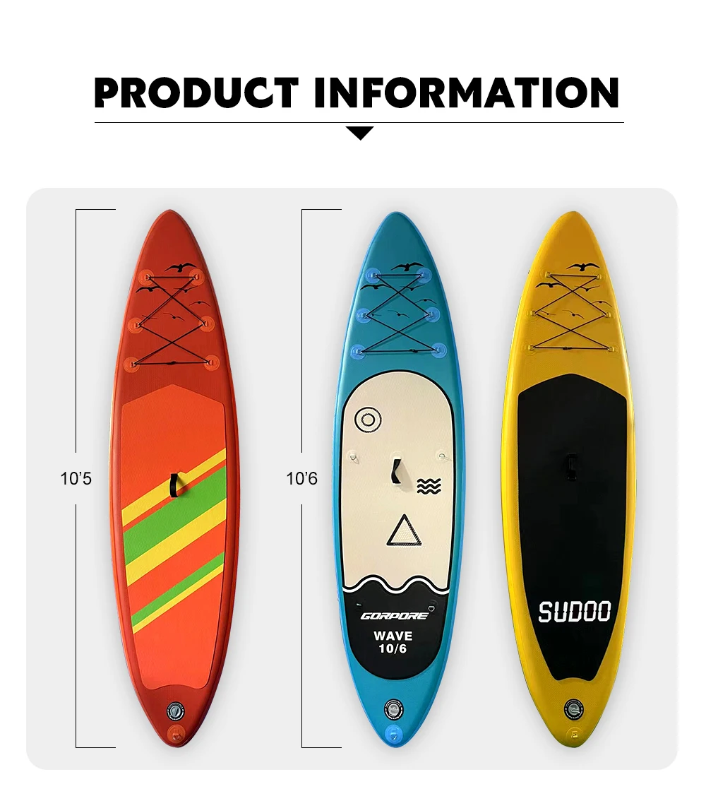 Softtop Inflatable Sup Gonfiabil Standup Paddleboarding Sup Serf Wake