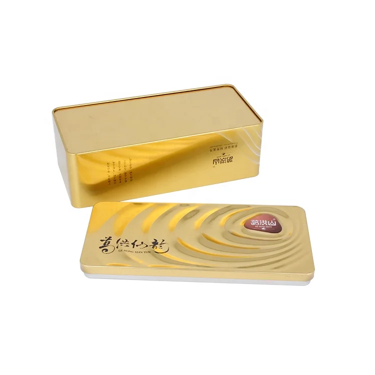 Контейнер из пищевого материала для хранения чая оптовая продажа жестяная коробка с двойной крышкой на 500