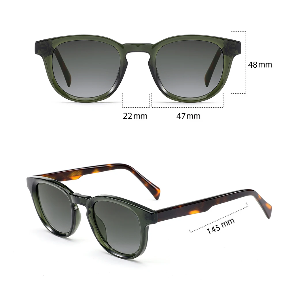 Lunettes de soleil carrées rétro à monture fine en acétate, unisexes, légères, confortables, élégantes et luxueuses._voghion.com
