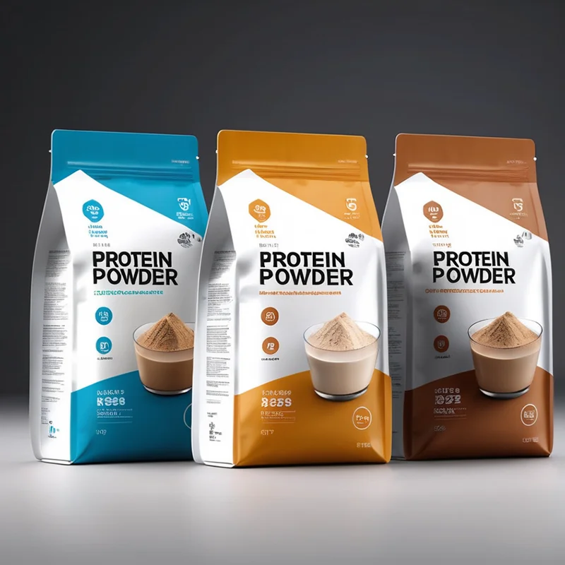 Environmentally Friendly Heat Recyclable Custom Zipper Bag, Plastic Food Bag, Food Packaging Bag, Protein Powder Bag