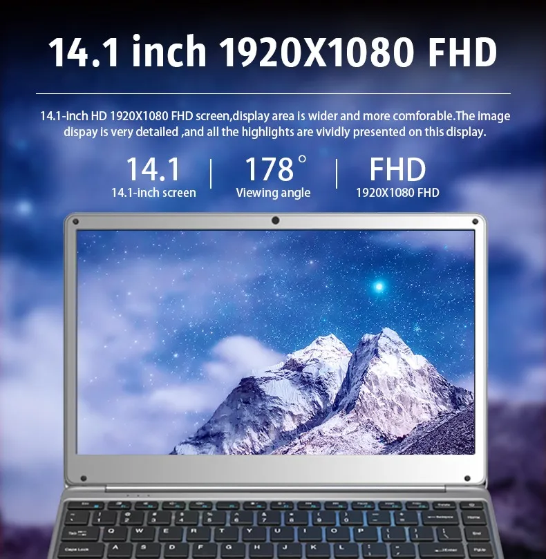 14.1inch Best Business Laptops Cheap Computer Laptop N4020 N4120 Win ...