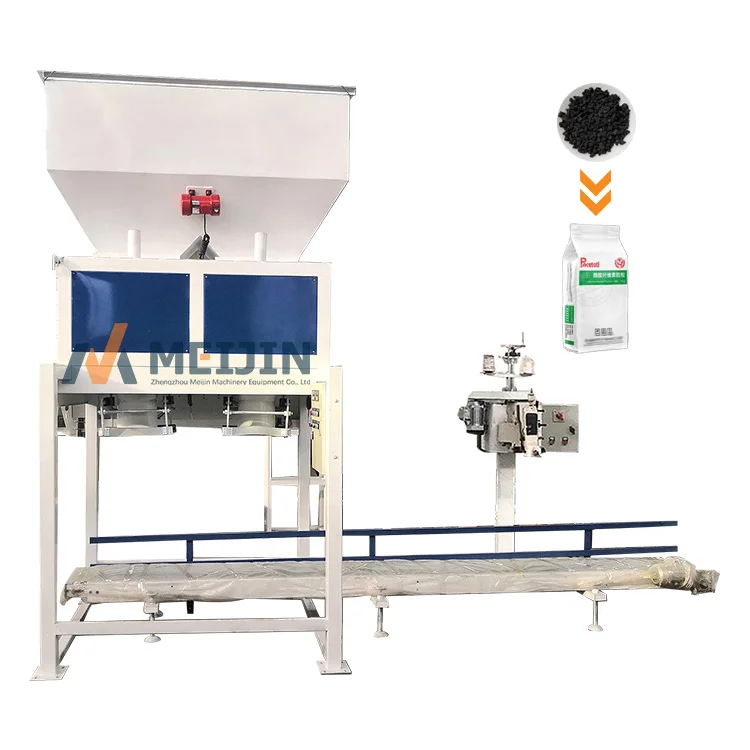 Multi-Function Packaging Machine Sunflower Seeds Feed Legume Beans Fertilizer Wood Granule duplex Packing Machine