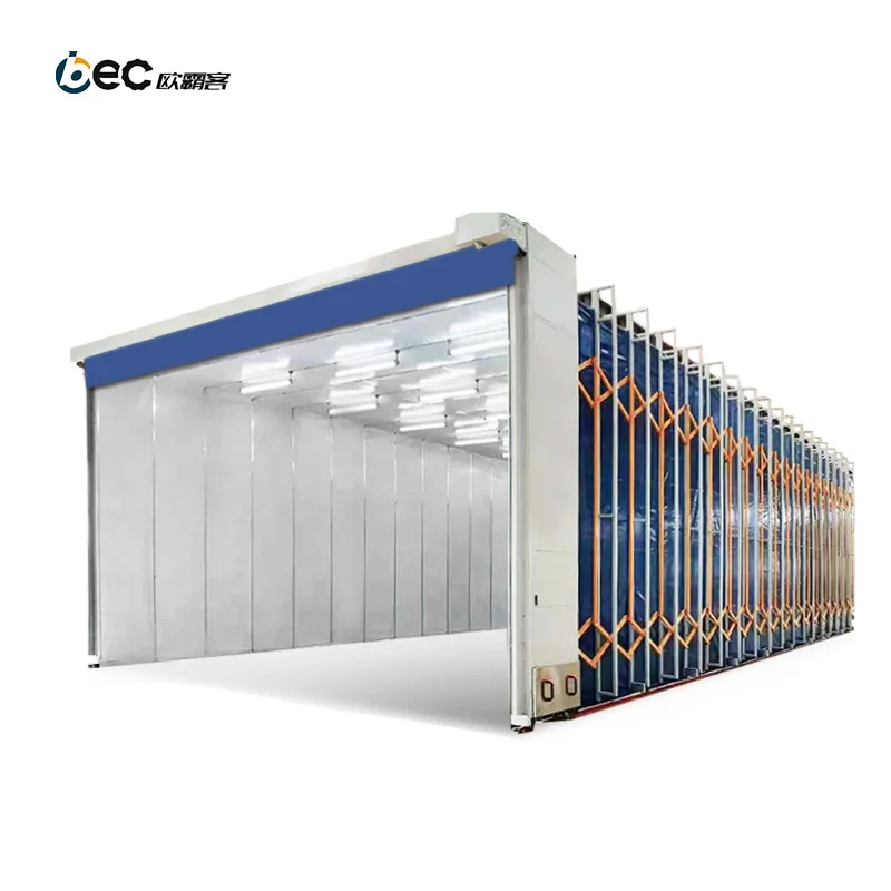 CE Approved Collapsible Retractable Spray Tent Paint Booth