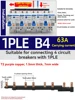 1PLE 63A B4 (Connexion de 4 MCBLE 1P)