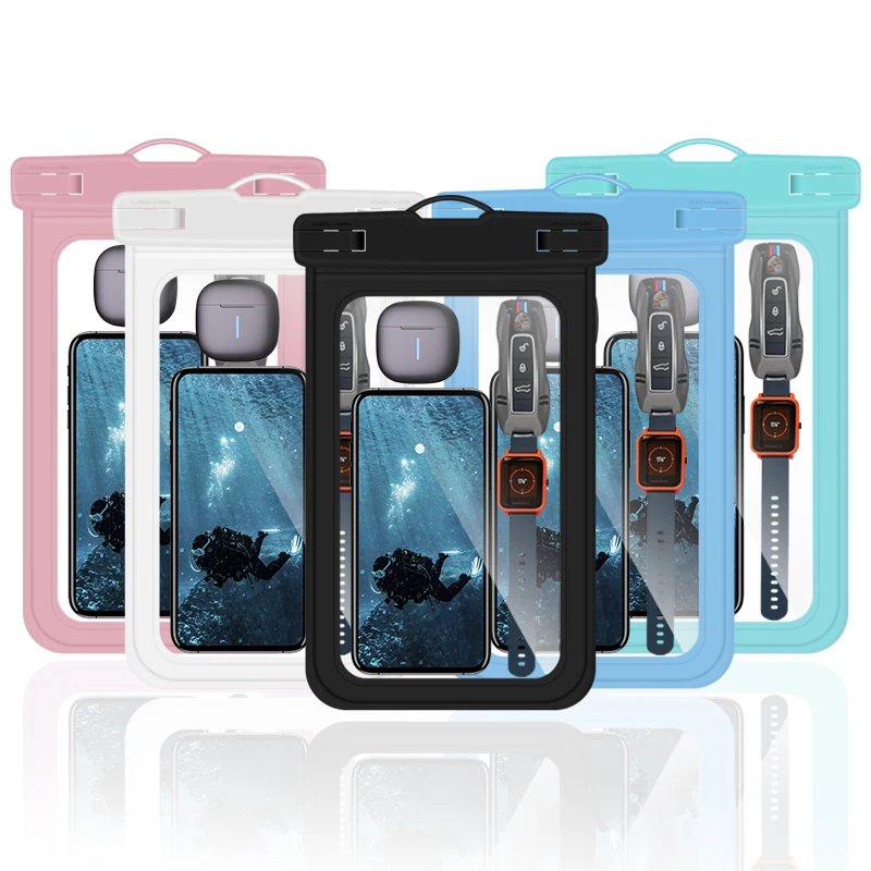 Waterproof Cell Phone Bags Dry Travelling Custom Cellphone Pouch Outdoor Mobile Phone Plastic