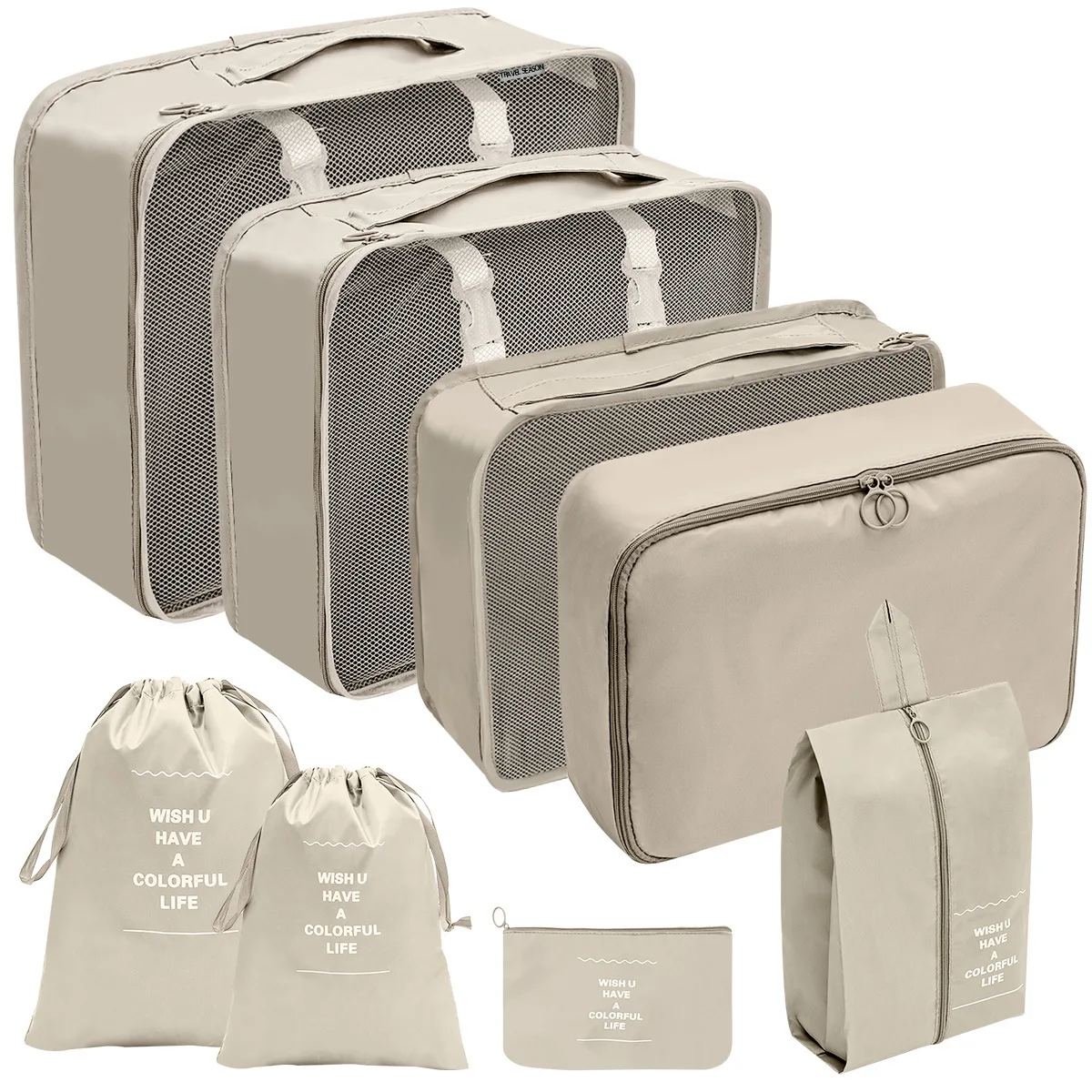 Wholesale Custom Clothes Travel Luggage Foldable Packing Storage Box Organizers for Travel Accessories