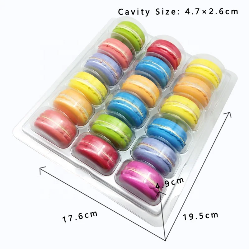 Macaron Clamshell Packaging for 10,12,18,20,35 and 50  Macarons
