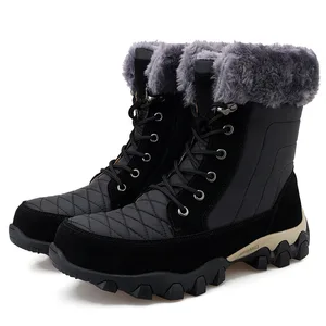 Fashion Trend Snow Boots Mens Snow Boots Winter Boot Waterproof Light Weight High Top Outdoor OEM Accepted