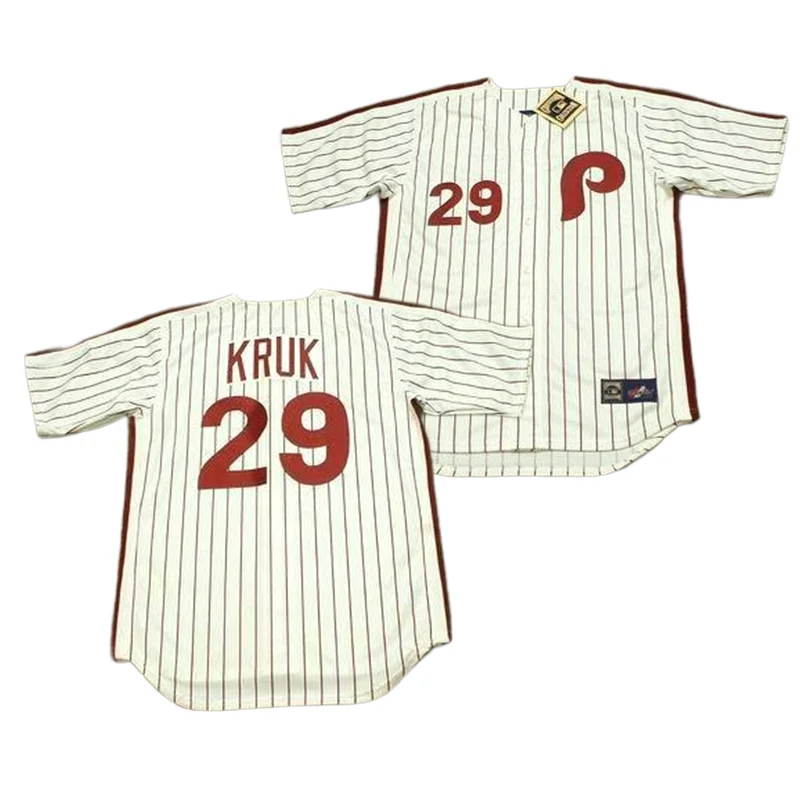 Men's Philadelphia 20 Mike Schmidt 26 Chase Utley 29 John Kruk 30 Dave Cash  Throwback Baseball Jersey Stitched S-5xl Phillie - Buy Philadelphia