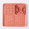 Small pink pet slow food mat