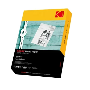 KODAK 120GSM Matte Photo Paper for Desktop Inkjet printer 4Rx100 photo printing premium