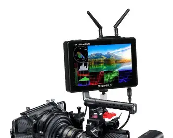 FEELWORLD LUT7S PRO 7 Inch 2200nits 3D LUT Touch Screen DSLR Camera Field Director AC Monitor F970 External Power and Install
