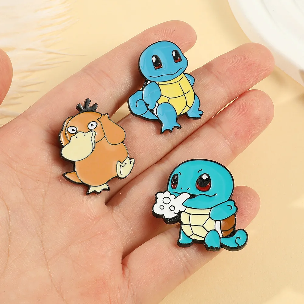 Anime Brooches Custom Pikachu Cute Elf Enamel Pins Wholesale