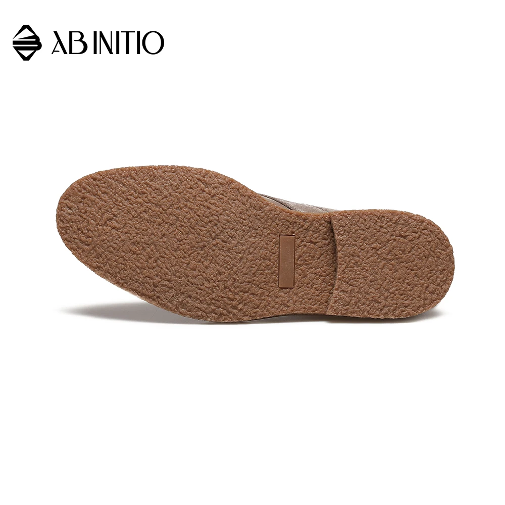 Новый стиль, мужские строгие ботинки из натуральной замши на шнуровке