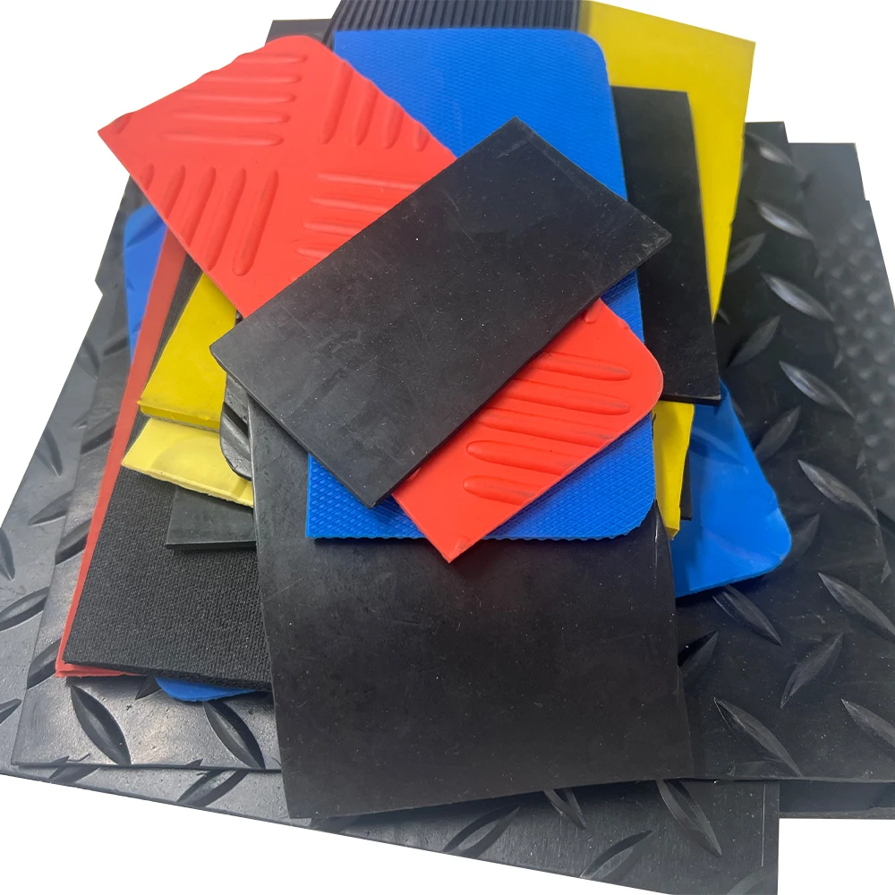 Compressed Natural Textured Vulcanized Neoprene EPDM Silicone Rubber Sheets