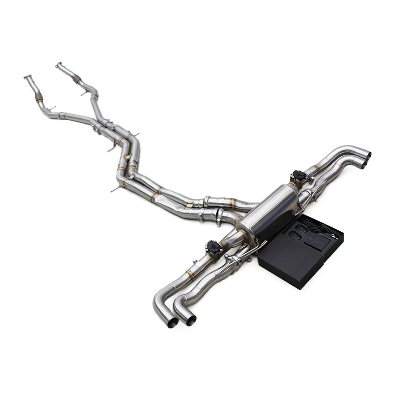 SS304 Turbo Exhaust Pipe For Audi SQ8 4.0T 2018-2024 Car Exhaust Catback System Stainless Steel