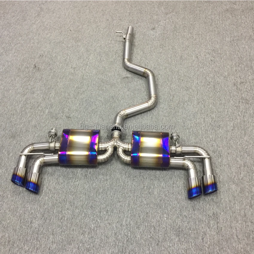 Exhaust Catback With Valve for Audi TT TTS MK2  8J Titanium Exhaust Catback
