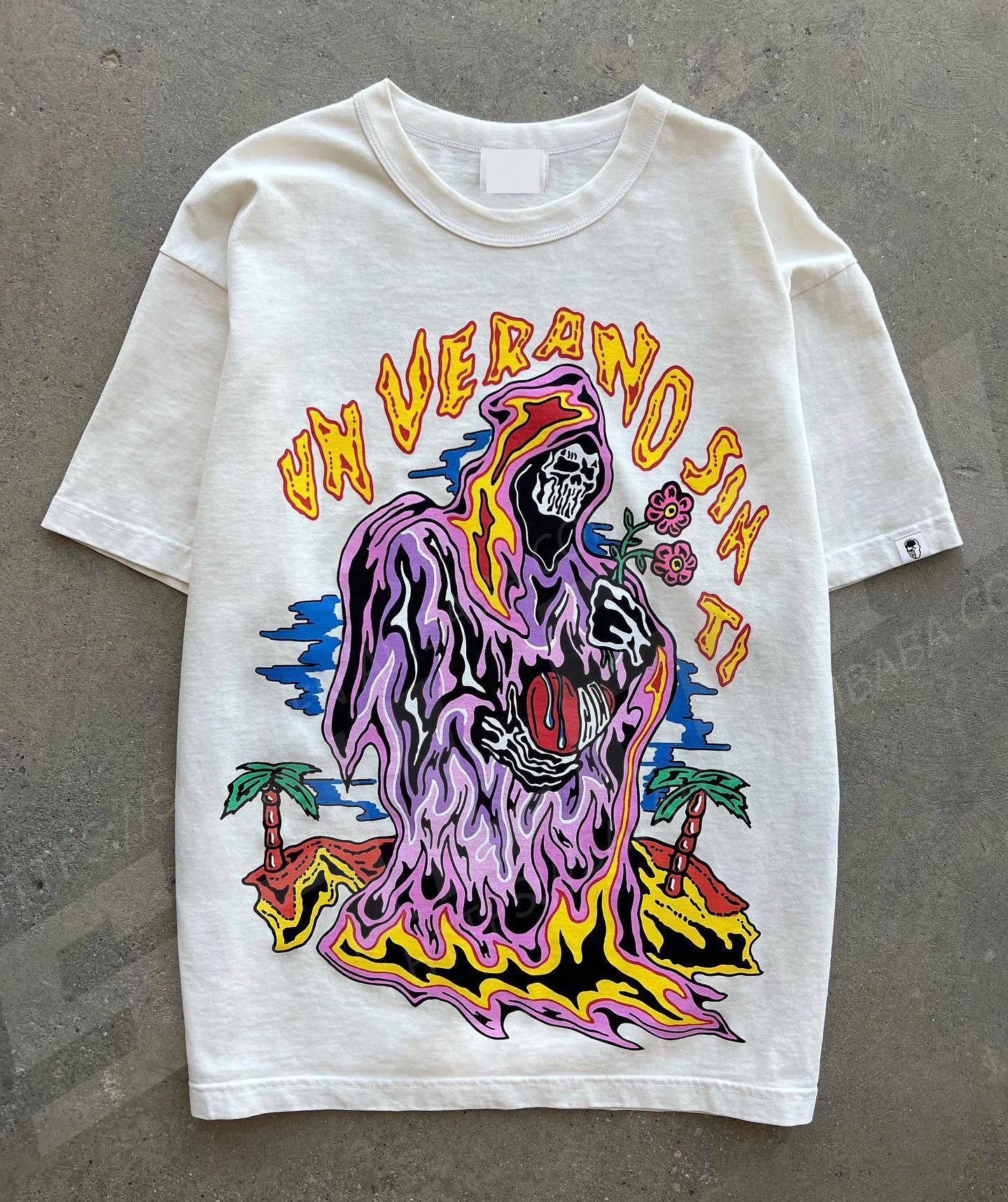 Salati Customized Crew Neck Heavy 100% Cotton T Shirts Short Sleeve Heavyweight Oversized Graphic Screen Print Tshirts Mens gallery 5