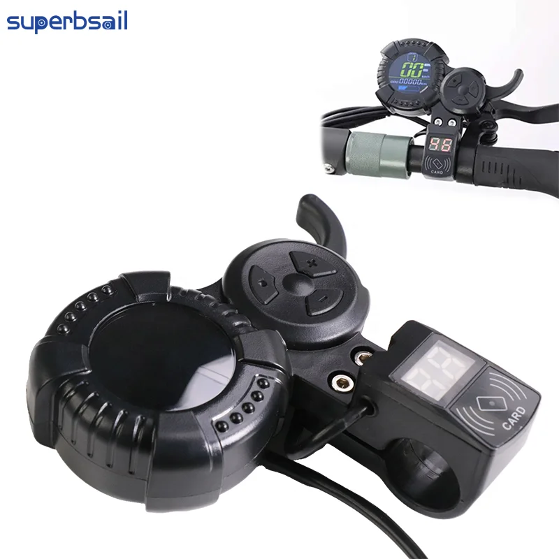 Superbsail Electric Scooter Display LED Accelerator Throttle & NFC Card For VSETT8 8+ 9 9+ for ZERO 8 9 10 8X 10X Z8 PRO