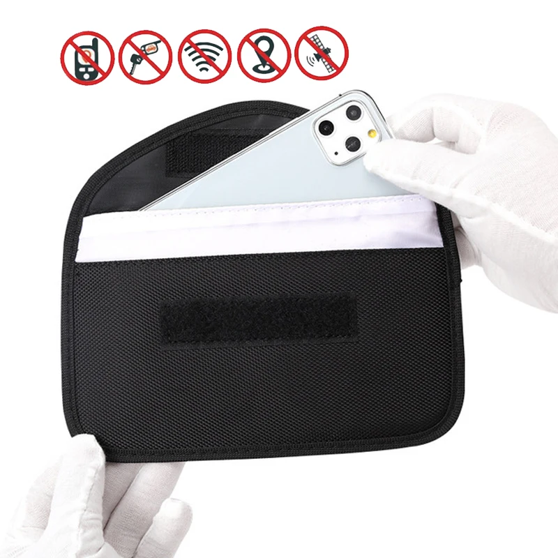 Anti Theft Keyless Entry Car Key Fob RFID Shield Signal Blocking Cage Pouch Bag 